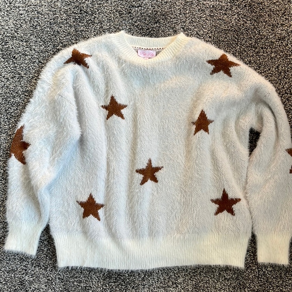 Pink Lily star sweater